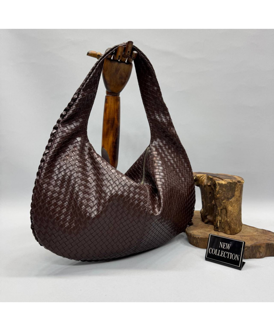 Acı Kahve Woven Tote Çanta
